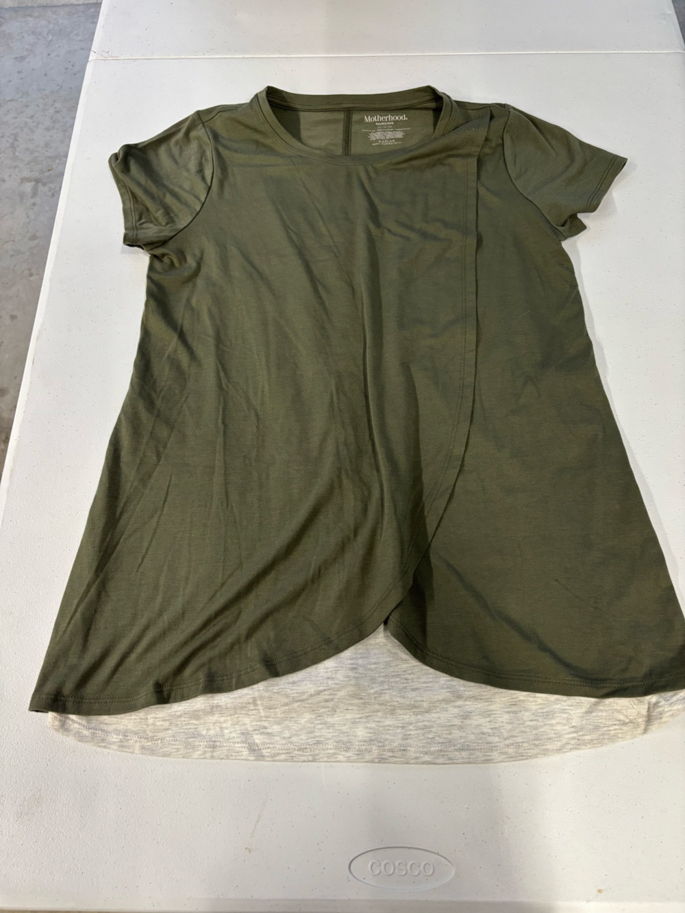Motherhood Olive Green Circle Skirt